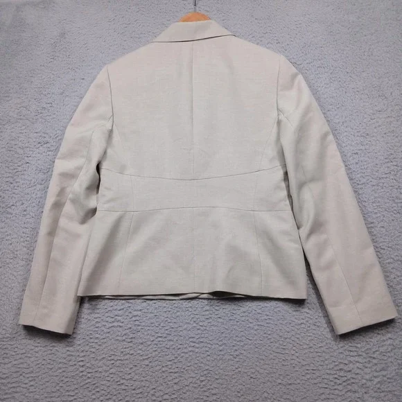 Evan-Picone Black Label Skirt Suit Womens Jacket 8 Skirt 6 Beige 2 Piece Career - Picture 3 of 11